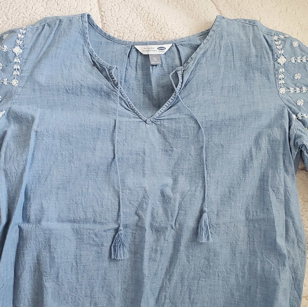 Old Navy The Tunic Shirt - Denim color